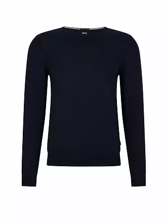 BOSS | Nom du produit: Pullover Slim Fit LENO-P | dunkelblau